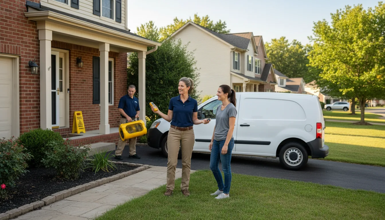 Water restoration image for Mold Remediation in Dubuque, IA